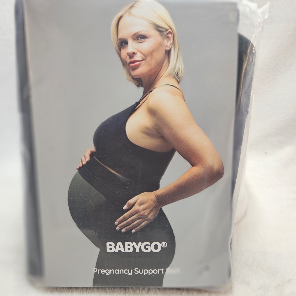 BABYGO 4-in-1 Pregnancy Support Belt Maternity Postpartum Band XX-Large Black